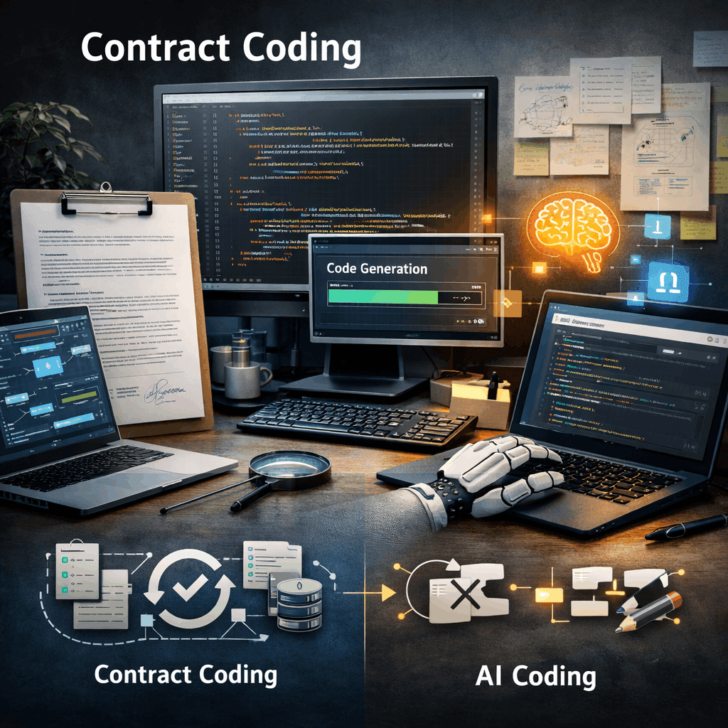 Contract Coding là gì và vì sao đây không phải một cách đặt tên khác của AI coding