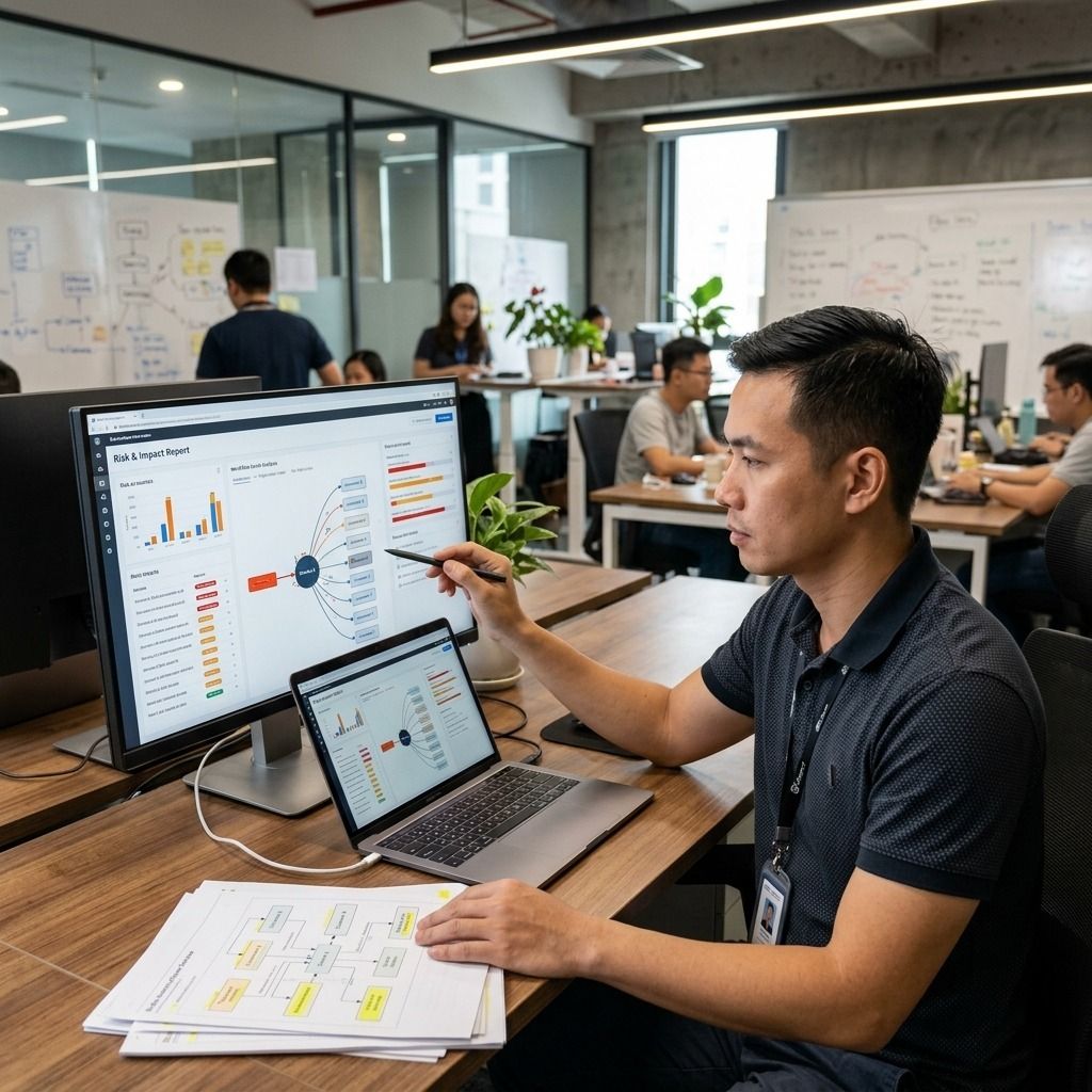 Risk & Impact Report nên được đọc như thế nào bởi Tech Lead