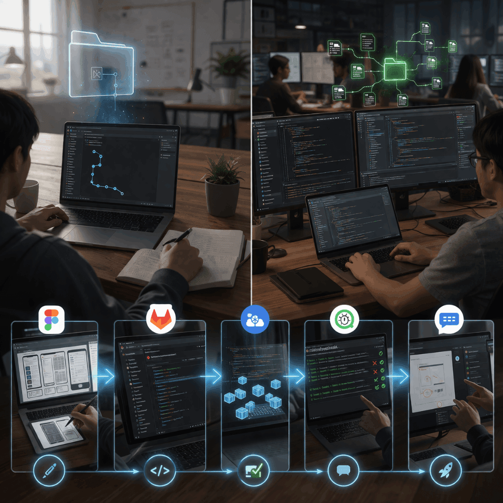 Đưa repo trống vào Midi Coder khác gì với đưa repo đang chạy thật vào