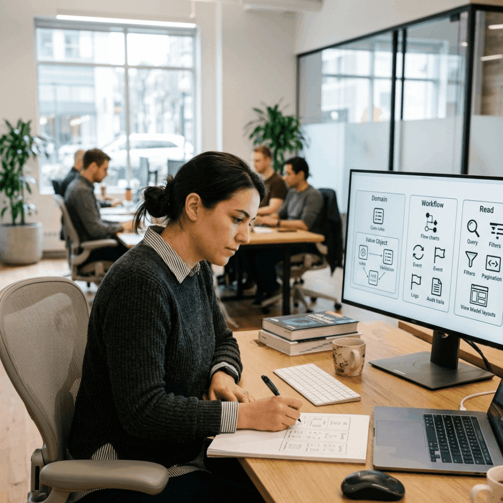 Khi nào nên tách value object, events và queries trong contract