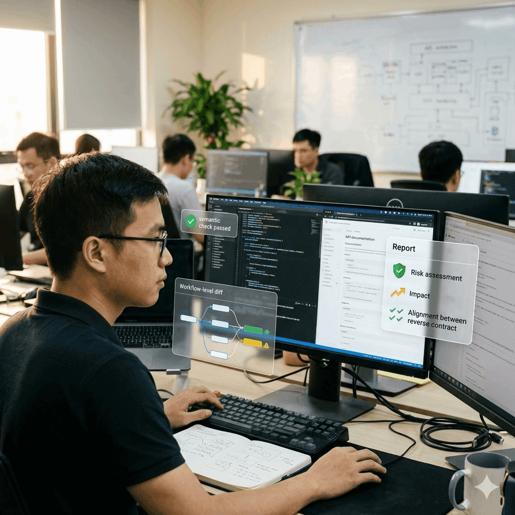 Code, contract và reverse contract khớp nhau như thế nào trong Midi Coder