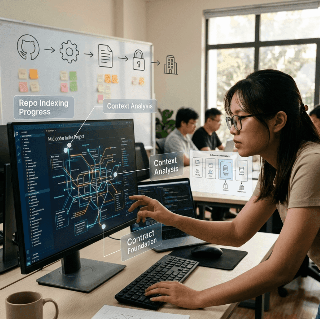 Index Project giúp Midi Coder hiểu hệ thống hiện tại ra sao